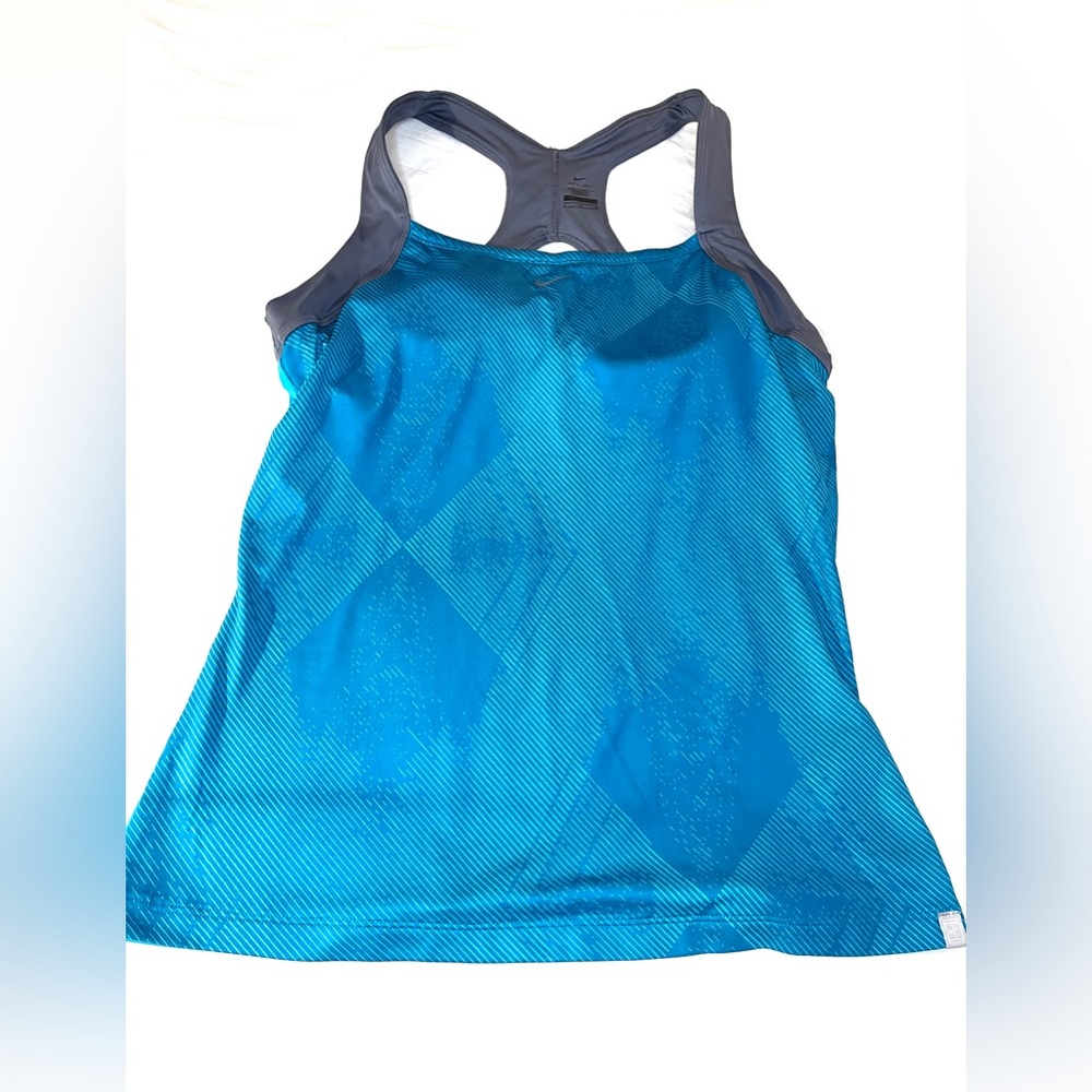 Nike Bright Turquoise Moisture-wicking Workout Top